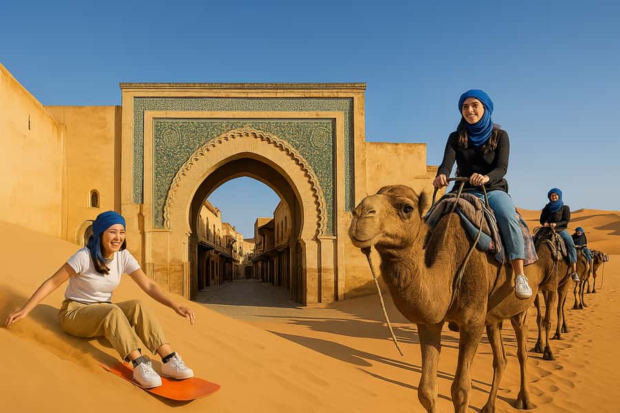 Marrakech: 3-Day Trip to Fez with Sandboarding & Camel Ride - Day 2: Todra Gorge and the road to Merzouga