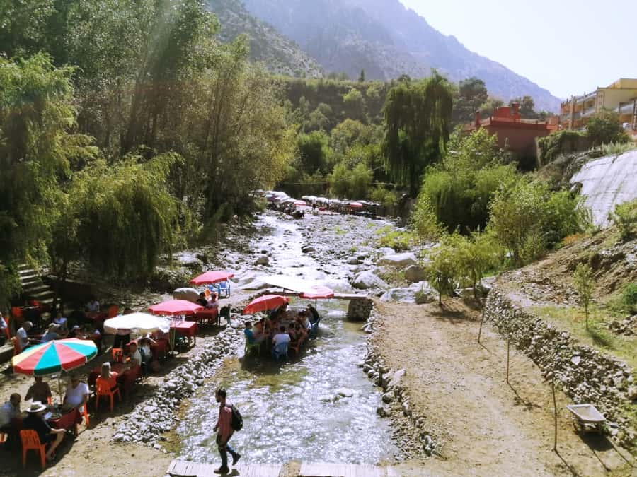 Marrakech: Ourika Valley and Atlas Mountains Day Trip - Lunch beside the river, with some uncertainty
