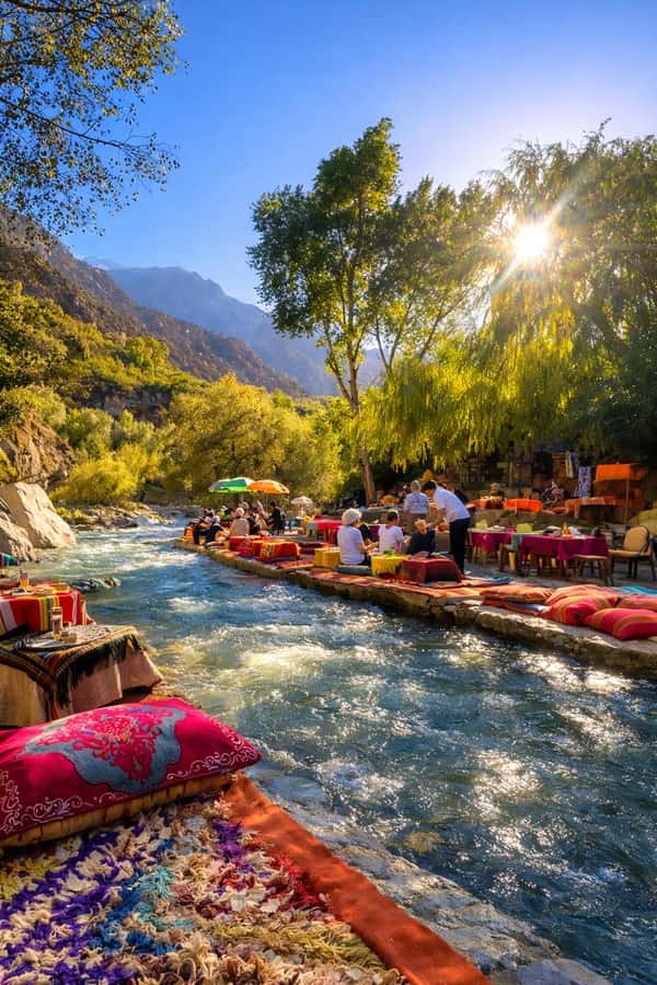 Marrakech: Ourika Valley Waterfalls & Atlas Mountains Trip - Ourika Valley, where the river sets the pace