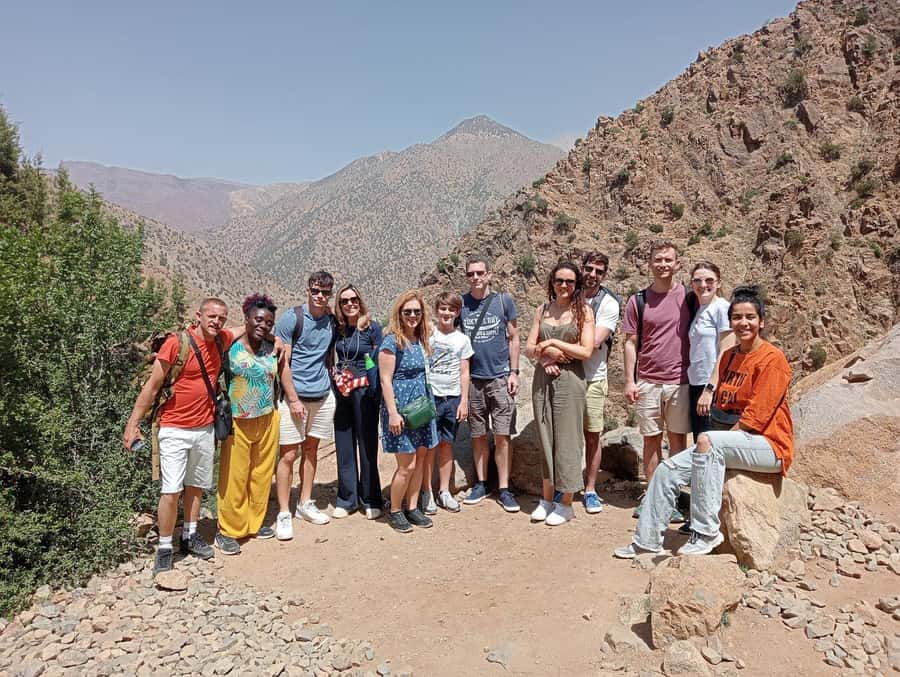 Marrakesh: Ourika Waterfalls, Atlas Mountains, Lunch + Guide - Walking through the Ourika Valley