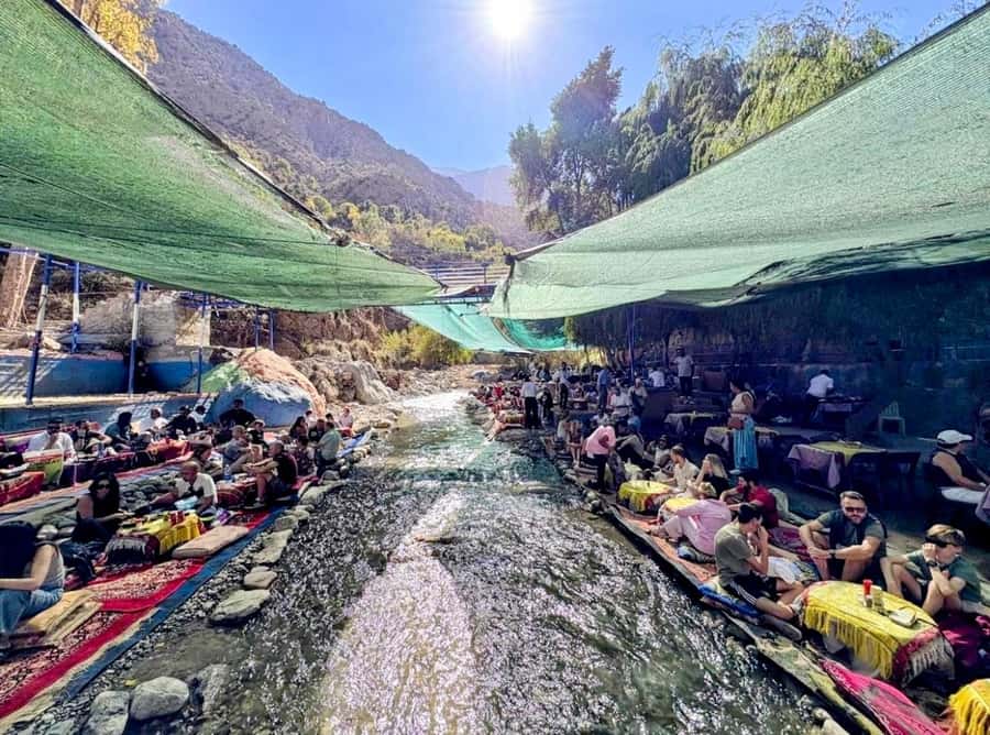 Marrakesh: Ourika Waterfalls, Atlas Mountains, Lunch + Guide - The Setti Fatma waterfall walk