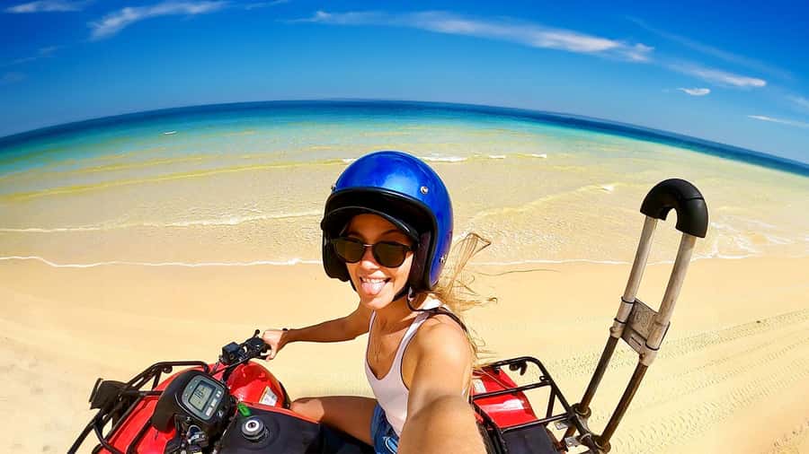 Moreton Island: Tangalooma Day Trip with ATV Quad Bike Tour - Getting from Brisbane to Moreton Island