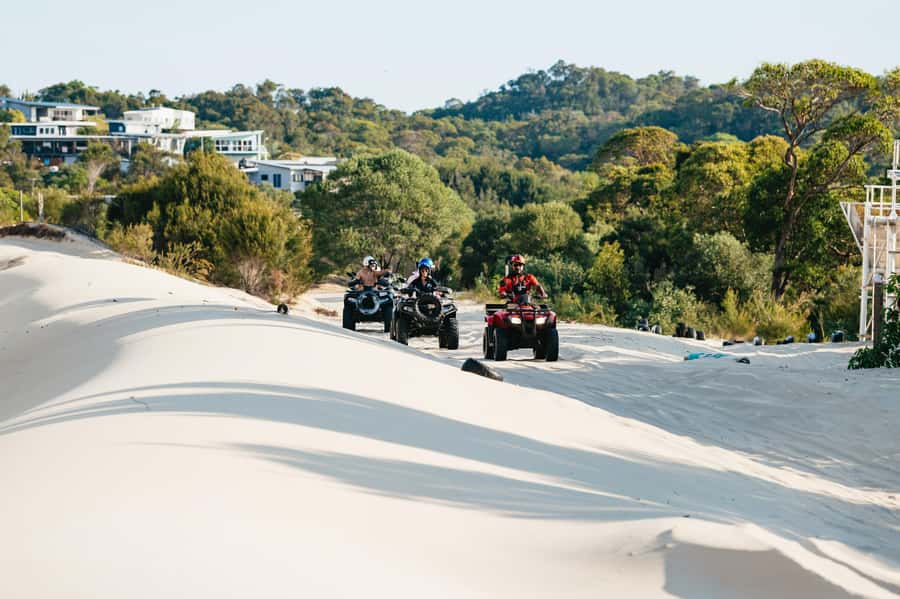 Moreton Island: Tangalooma Day Trip with ATV Quad Bike Tour - Wildlife, pools, and the afternoon gap