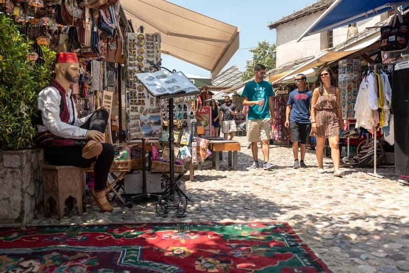 Mostar & Kravice Waterfalls: Guided Day Trip from Dubrovnik - Exploring Mostar with a guide and free time