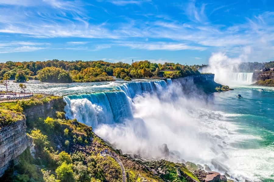 Niagara Falls: Canadian Side Day Trip with Maid of The Mist - Skylon Tower gives you the big picture