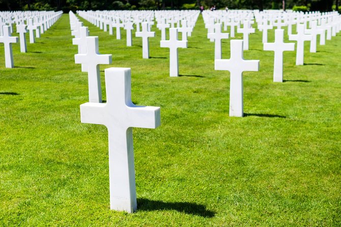 Normandy D-Day Small-Group Day Trip with Omaha Beach, Cemetery & Cider Tasting - The American Cemetery is the emotional center