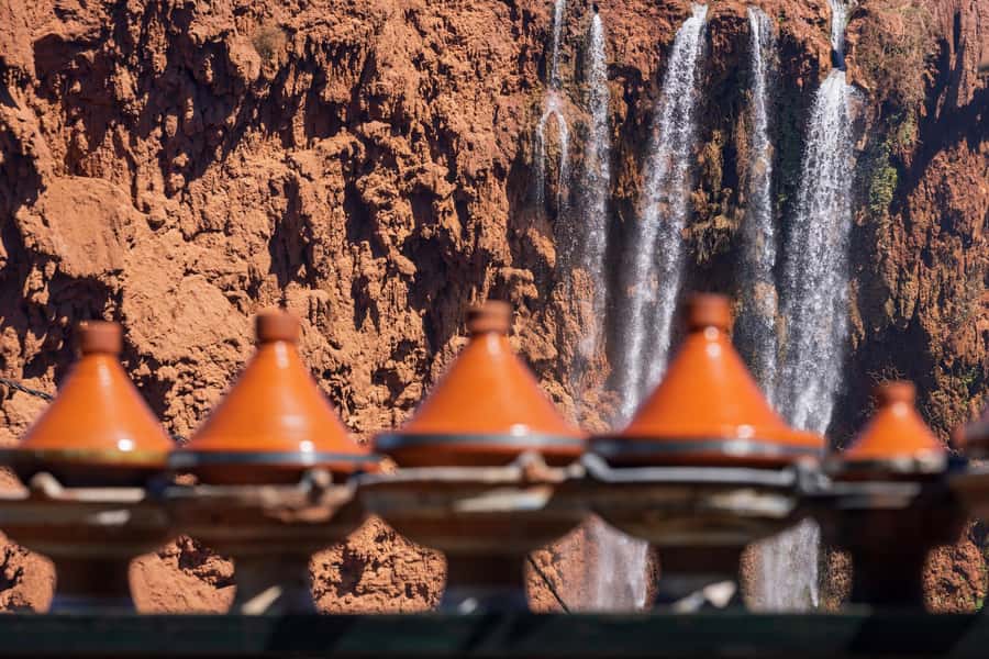 Ouzoud Waterfalls: Day Trip from Marrakech - Arriving above the 110-meter cascades