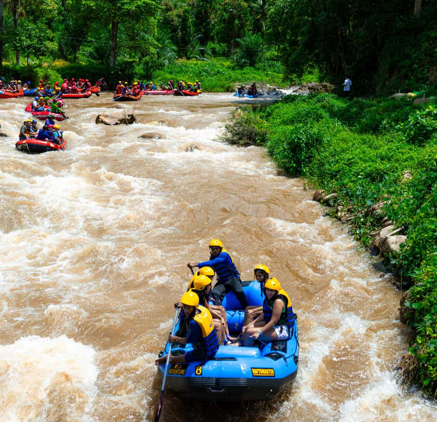 Pa Tong: Rainforest Day Trip with Cave, Rafting, ATV & Lunch - ATV riding through the rainforest