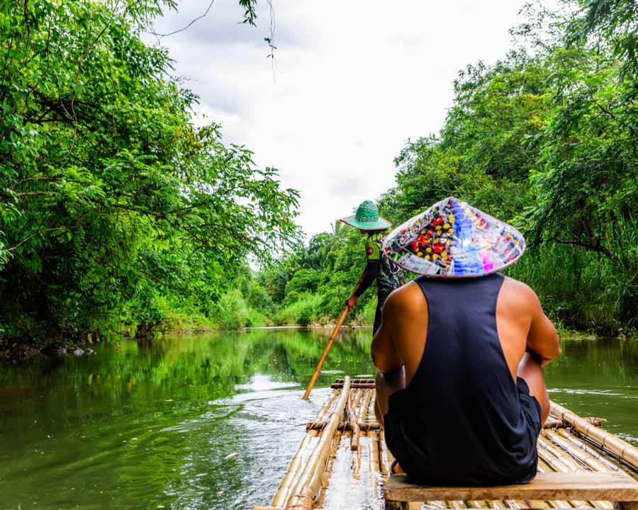 Pa Tong: Rainforest Day Trip with Cave, Rafting, ATV & Lunch - Wat Suwan Khuha and the Monkey Cave