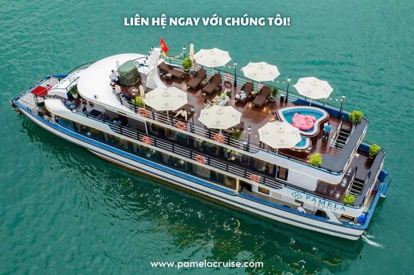 Pamela Cruise: HaLong Bay day trip with Lunch & Activities - Lunch with Ha Long dishes