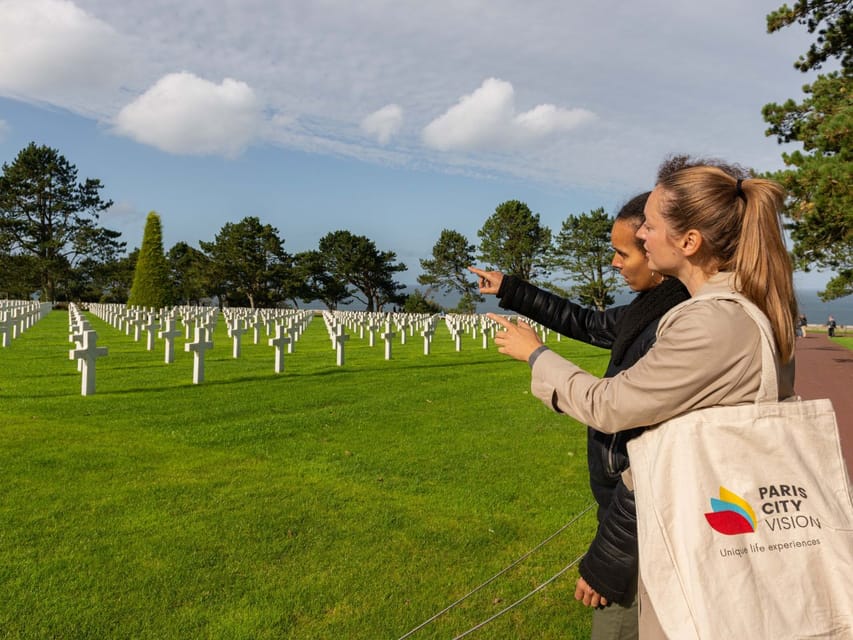 Paris: Normandy D-Day Sights Day Trip with Hotel Transfers - The American Cemetery at Colleville-sur-Mer