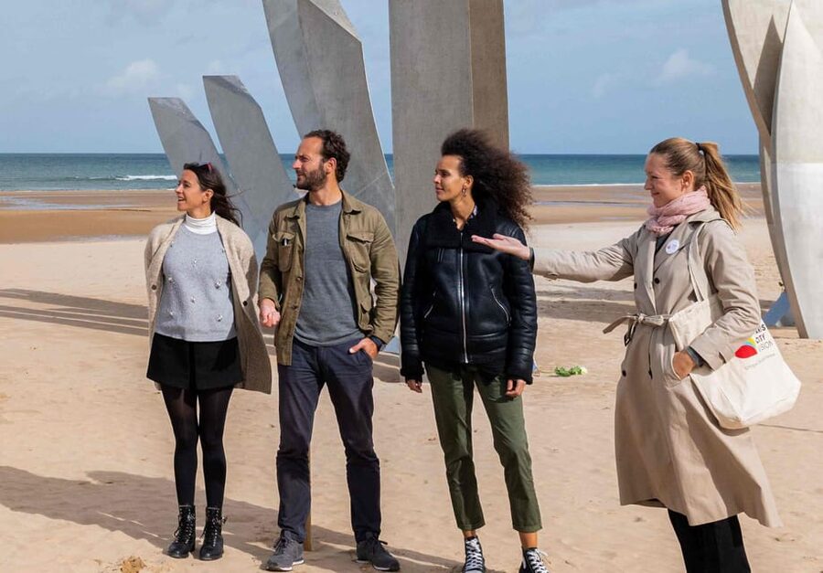 Paris: Normandy D-Day Sights Day Trip with Hotel Transfers - Arromanches and the artificial harbor