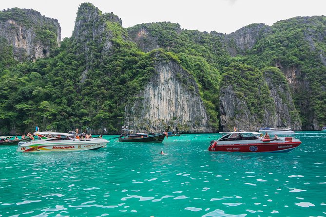 Phi Phi Islands Adventure Day Trip w/ Seaview Lunch by V. Marine - The speedboat ride to Phi Phi