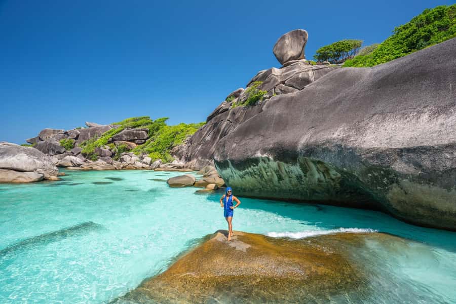 Phuket: Similan Island Full-Day Trip by Speedboat with Meals - The speedboat ride to the national park