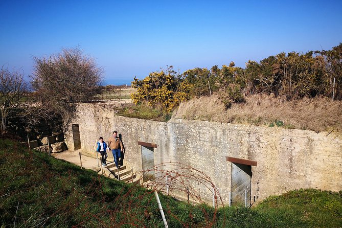 Pointe du Hoc,Omaha Beach, American Cemetery - Day trip from Paris to Normandy - Arromanches and the Mulberry Harbour Remains