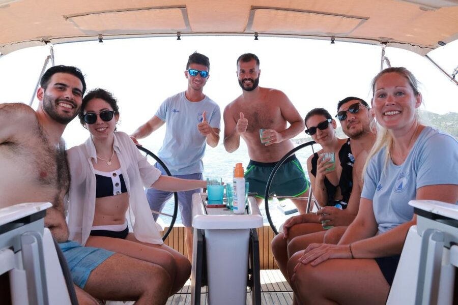 Poltu Quatu: La Maddalena Archipelago Sailboat full-day trip - Caprera: the final scheduled swim