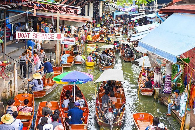 Private Tour: Floating Markets of Damnoen Saduak Cruise Day Trip from Bangkok - Crossing the marshes by long-tail boat