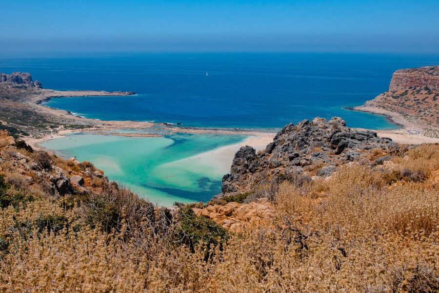 Rethymno: Gramvousa & Balos Lagoon Day Trip with Boat Ticket - The short cruise to Balos Lagoon