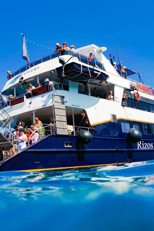 Rhodes: Lindos Cruise with 2 Swim Stops - Leaving Rhodes from Mandraki Port