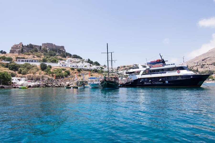 Rhodes: Lindos Cruise with 2 Swim Stops - Three free hours in Lindos