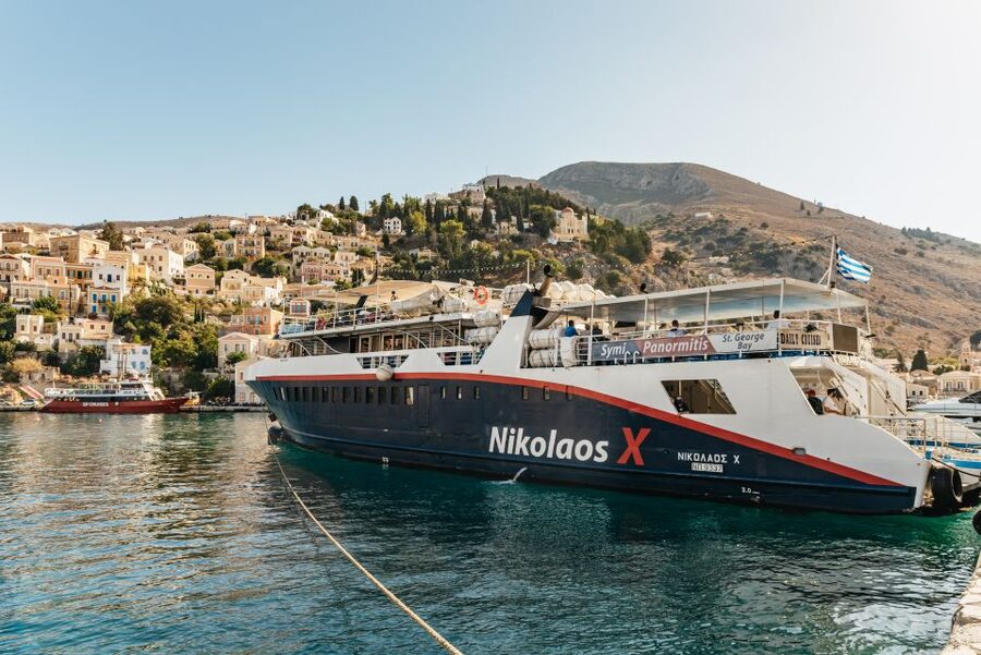 Rhodes: Symi Island & Panormitis Monastery Day Trip by Boat - Panormitis Monastery: one quiet hour by the water