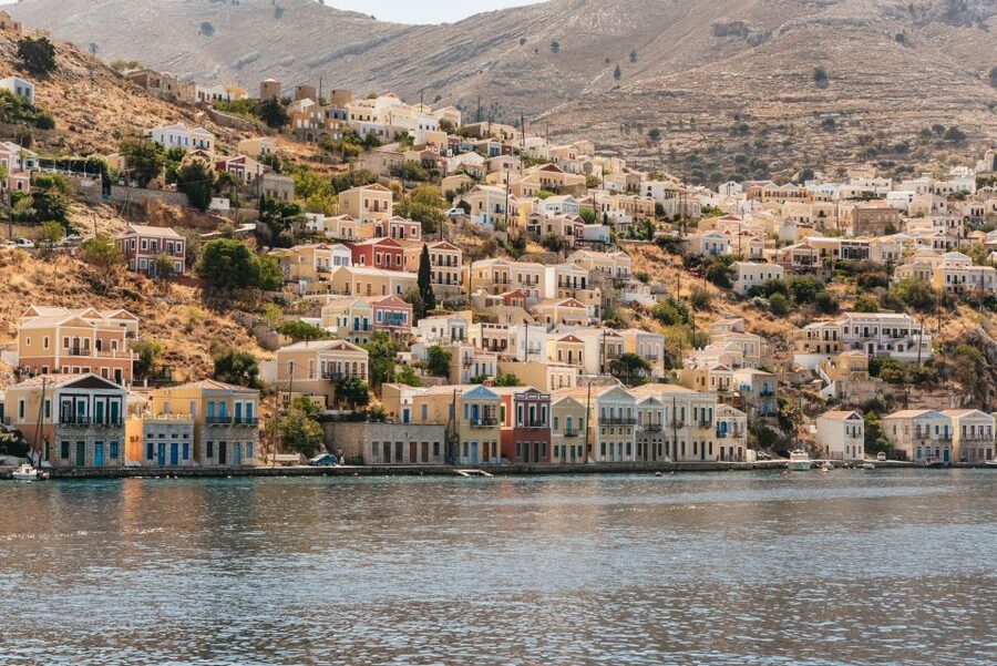 Rhodes: Symi Island & Panormitis Monastery Day Trip by Boat - Four hours in Symi Town