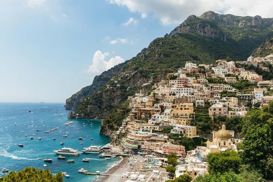 Rome: Amalfi Coast & Positano Day Trip with Coastal Cruise - Positano: two and a half hours among the cliffs