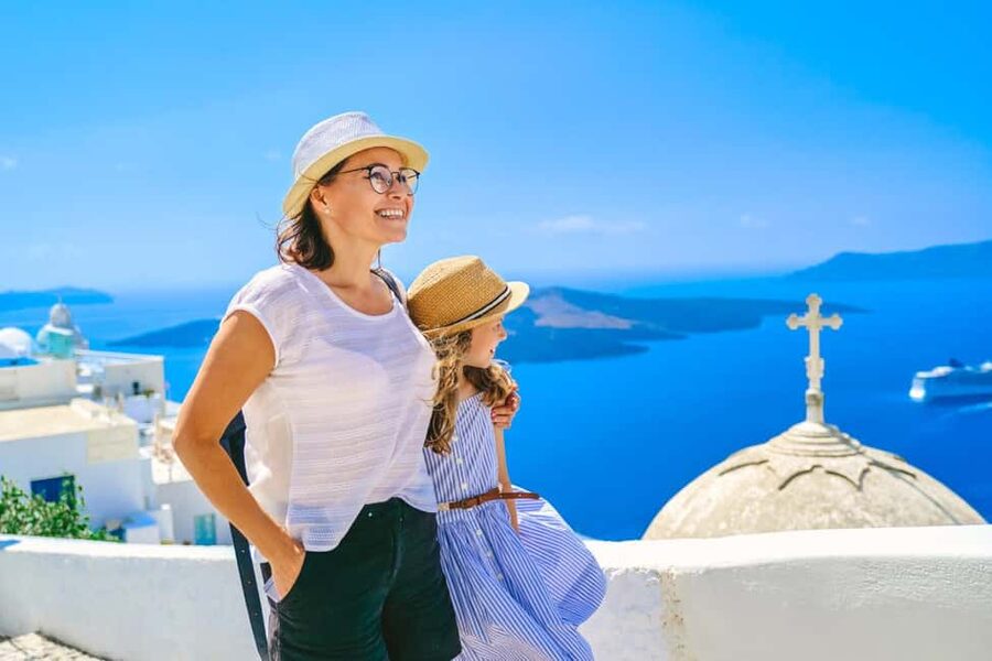 Santorini Guided Day Trip From Crete with Ferry Tickets - The ferry crossing is part of the deal