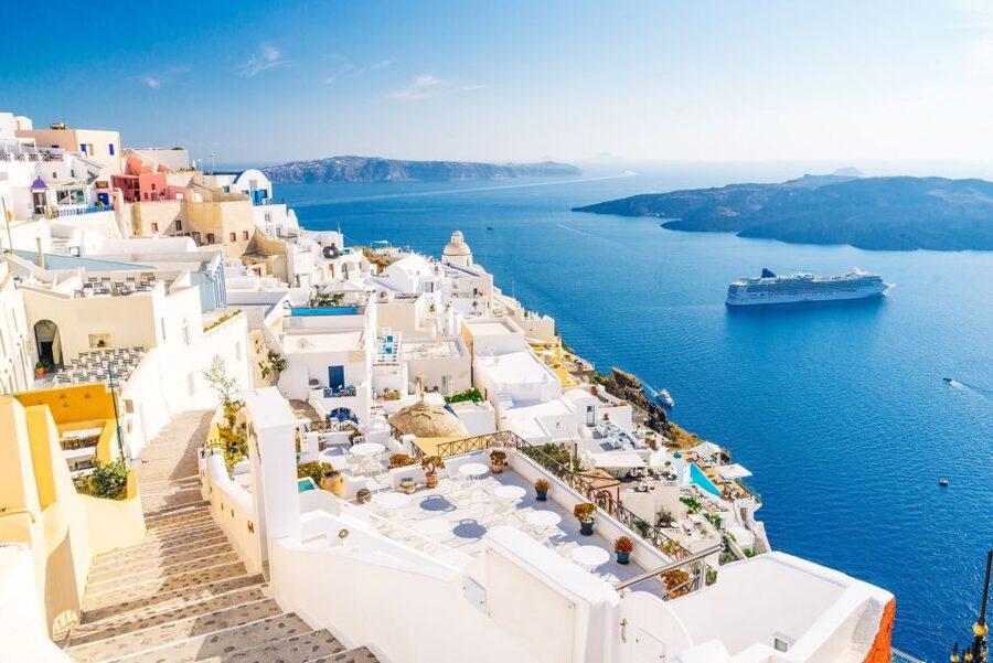 Santorini: Guided Island Day Trip with Beach Visit - Pyrgos offers a different Santorini