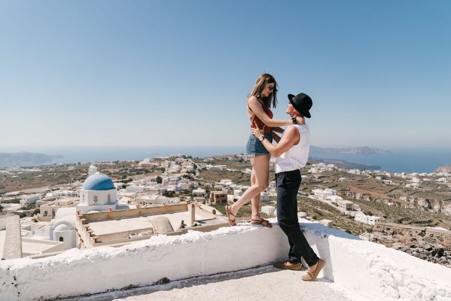 Santorini: Island Highlights Guided Day Trip with Oia Sunset - Prophet Elias gives you the big picture