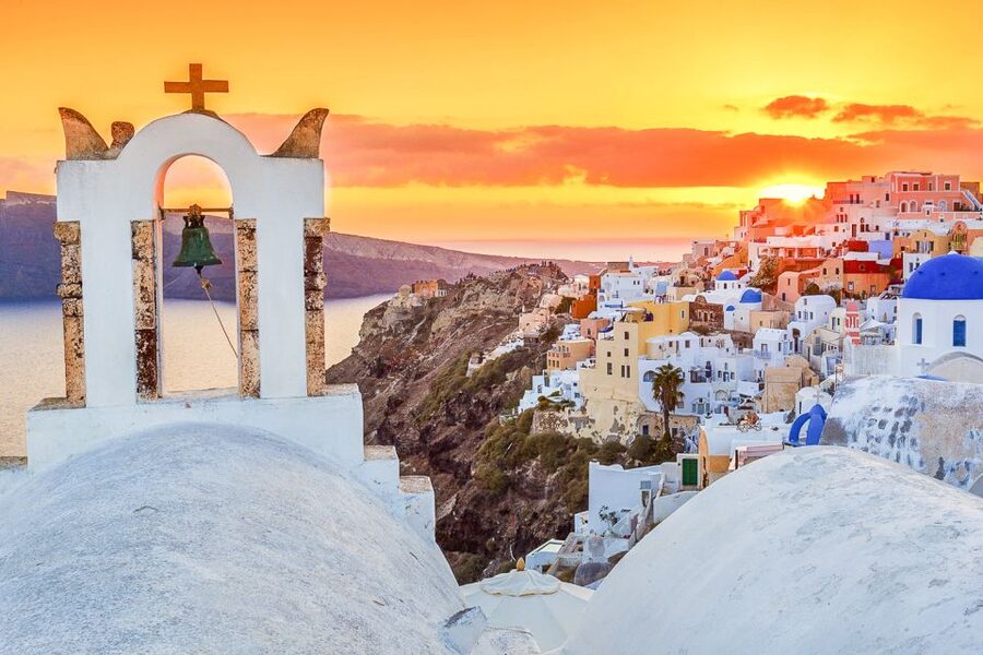 Santorini: Top Sights Day Trip, Wine Tasting, & Oia Sunset - Pyrgos, where lanes lead uphill