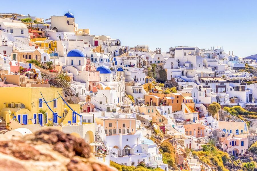 Santorini: Top Sights Day Trip, Wine Tasting, & Oia Sunset - Profitis Ilias: Santorini from its highest point