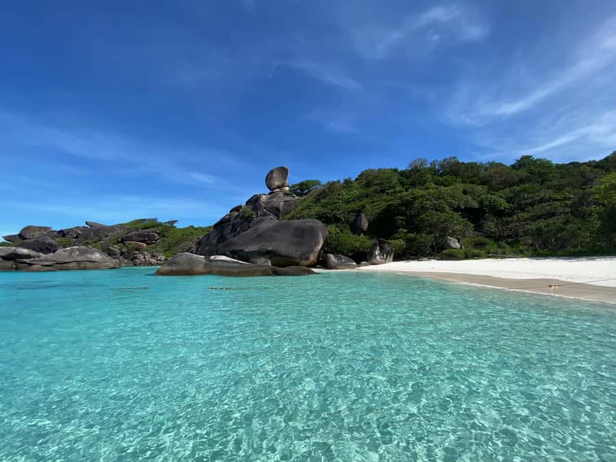 Similan Islands Early-Bird Tour From Phuket and Khao Lak! - Island 8 and Sail Rock: the postcard view
