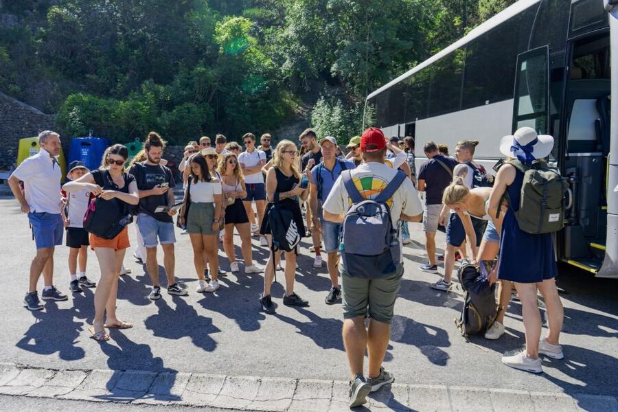 Split: Krka Waterfalls Guided Day Trip with Swim & Boat Tour - Swimming in the Krka River at Skradin