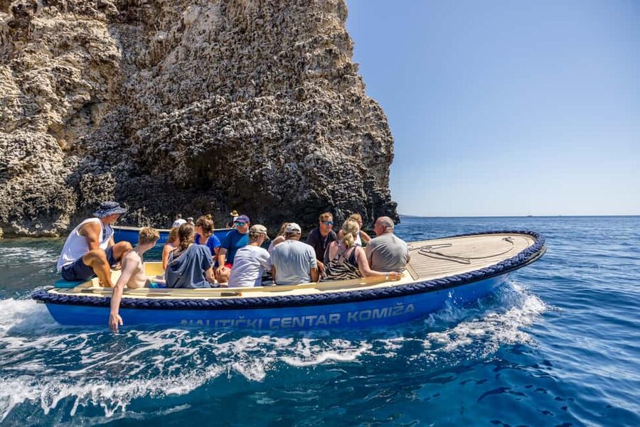 Split or Trogir: Blue Cave, Vis, and Hvar Speedboat Day Trip - The Pakleni Islands and the Carpe Diem stop