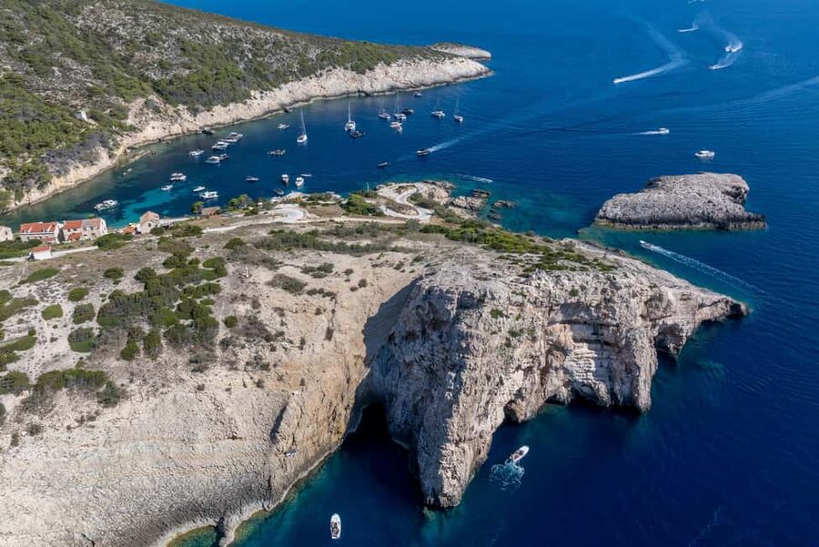 Split or Trogir: Blue Cave, Vis, and Hvar Speedboat Day Trip - The early ride from Split or Trogir
